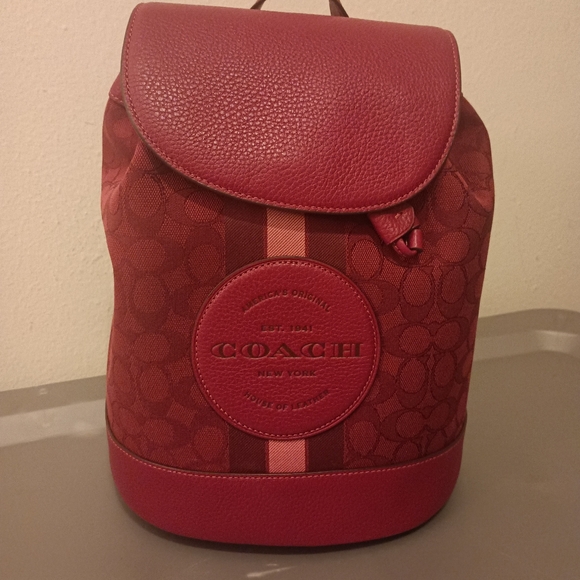 Coach Red Backpack NWT - Picture 1 of 7